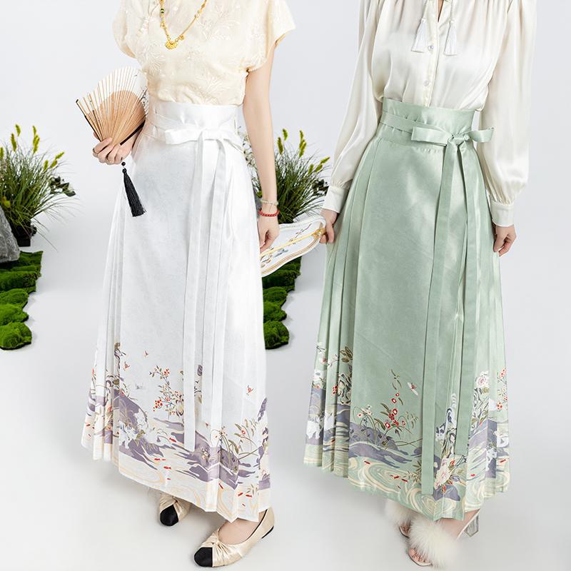Women's Hanfu Ma Mian Skirt - Modern Traditional Fashion