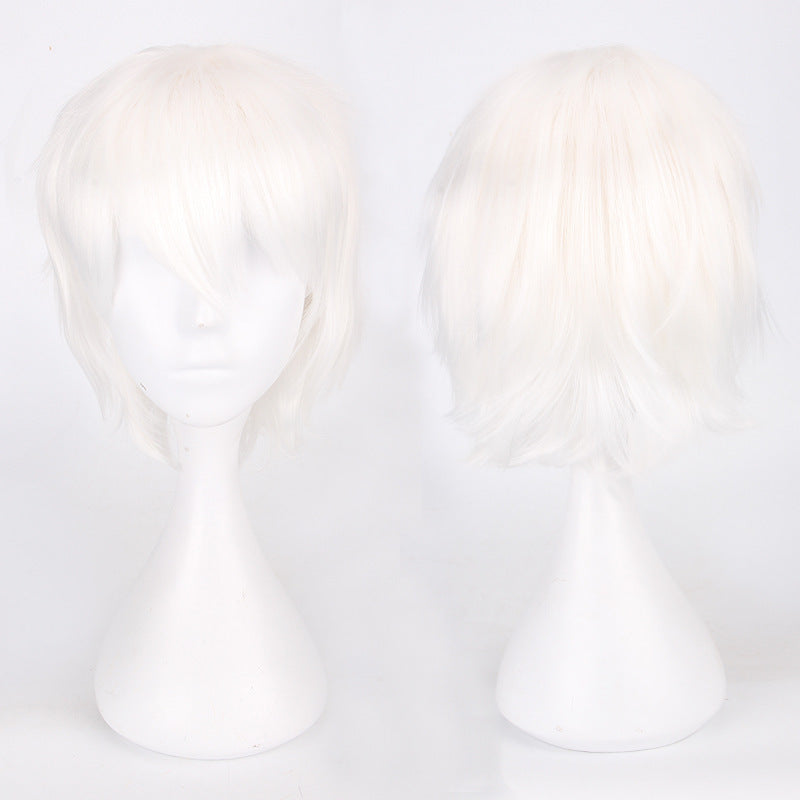 30cm Black and Pink Cosplay Wig for Students