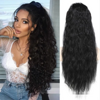 Drawstring Ponytail Wig - Soft Cascading Waves & Volume