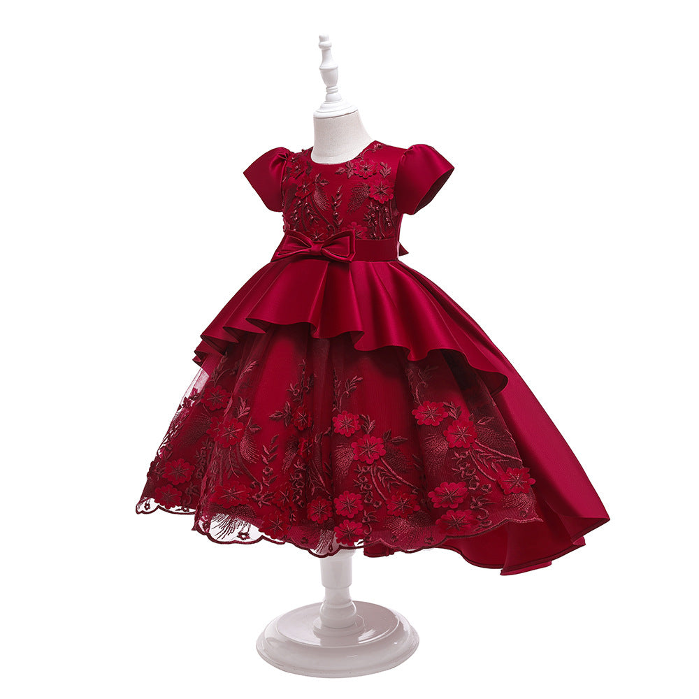Girls' Tulle Tutu Skirt - Trailing Net Gauze, Polyester