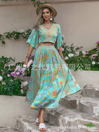Shawl Beach Dress & Kimono Set - Summer Vacation Cover-Up