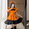 Embroidered Maid Costume Outfit - Polyester Halloween Dress