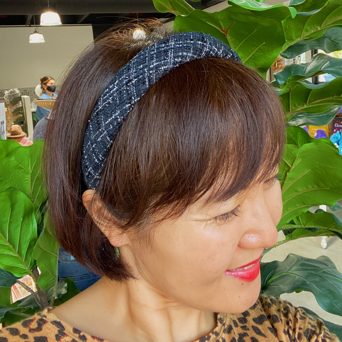 Astoria Tweed Headband - Classic Chic Soft-Edge Hair Band