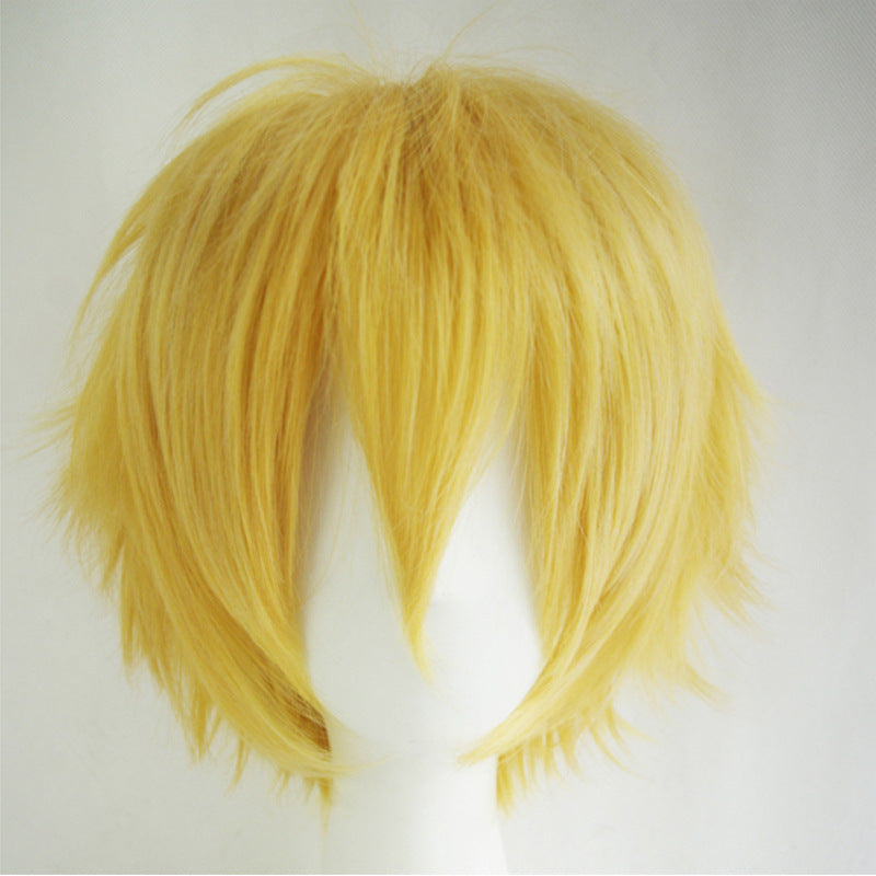 Short Curly Cosplay Wig - Anime Character & Party Style