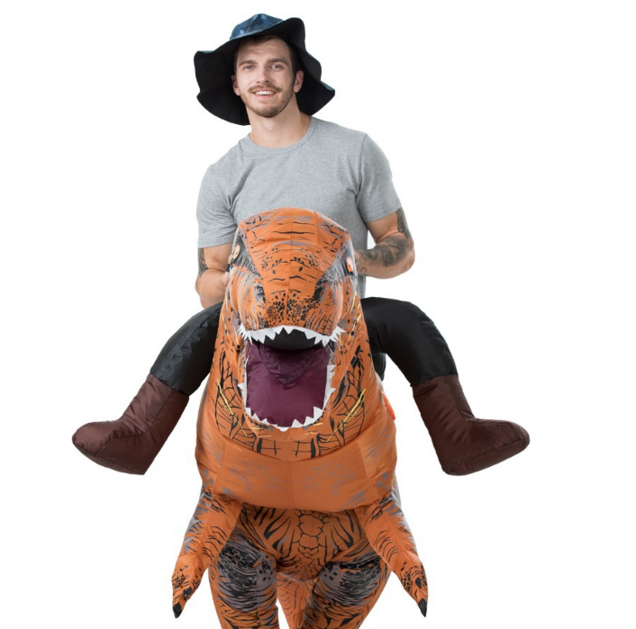 Inflatable T-Rex Dinosaur Costume - Adult Halloween Party