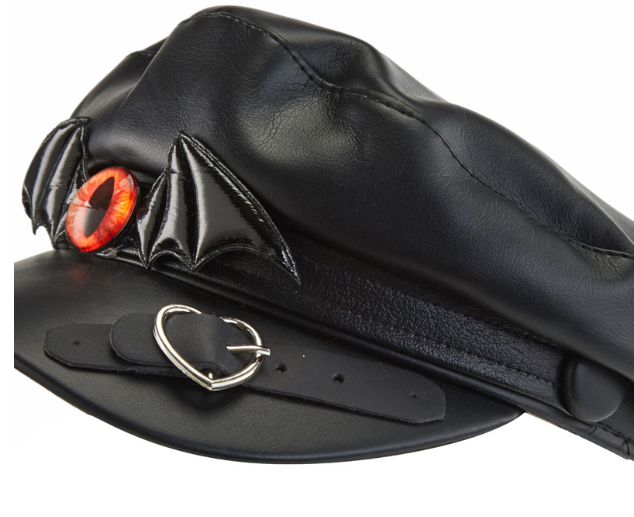 Gothic Punk Newsboy Cap - Handcrafted Harajuku Peaked Hat