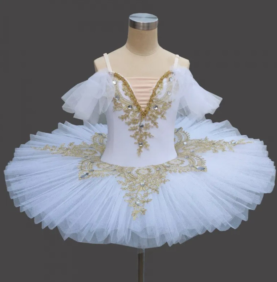 Girls Tulle Ballet Tutu Dress - Lightweight Recital Wear