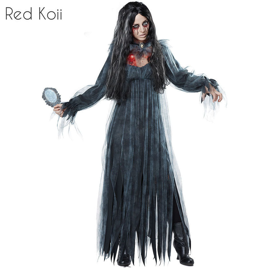Zombie Bride Costume Set - Skirt & Veil Halloween Outfit