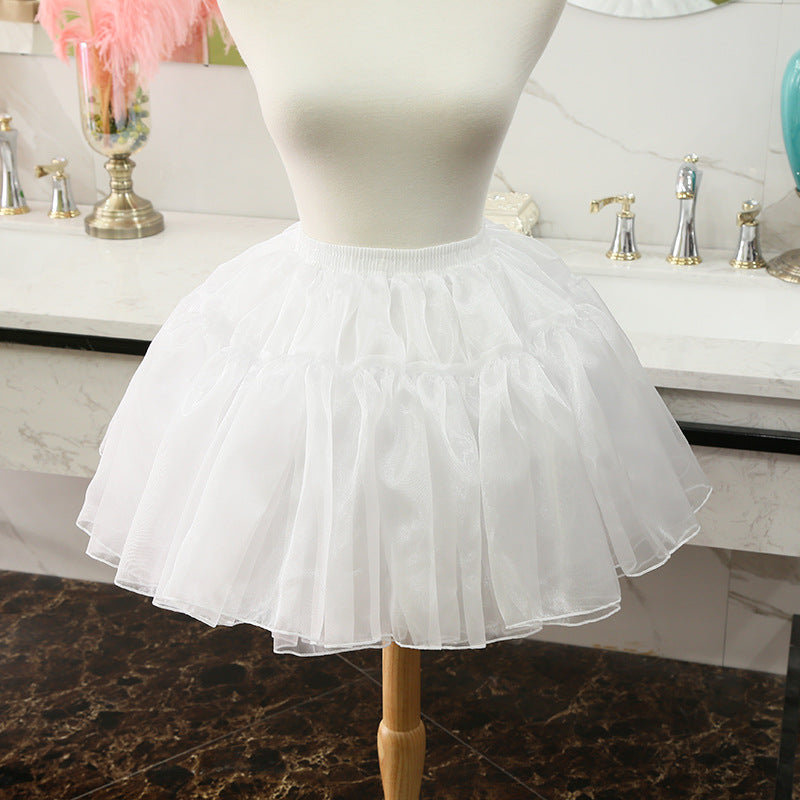 Lolita Skirt With Tulle Underskirt - Soft Daily Wear Style