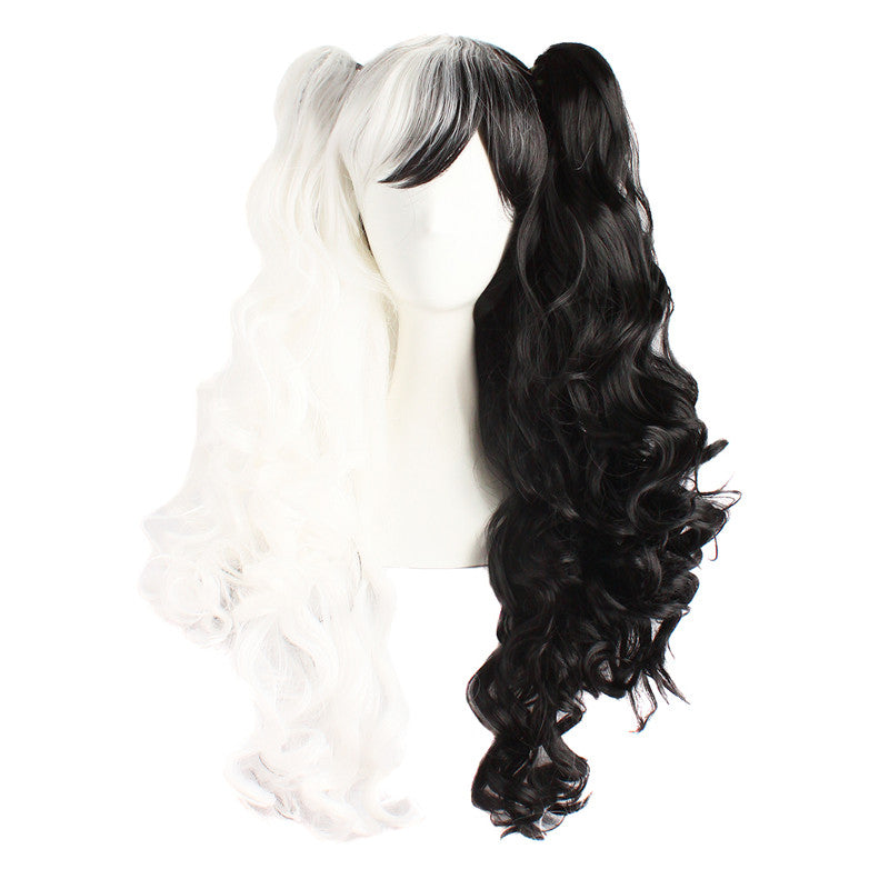 Anime Cosplay Wig With Dual Claw Clips - Heat-Resistant Fiber