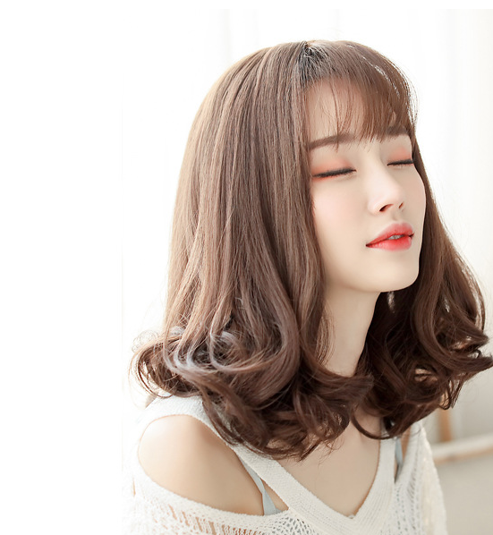 Pear Blossom Style Wig - High-Temp Fiber, Suits All Face Shapes