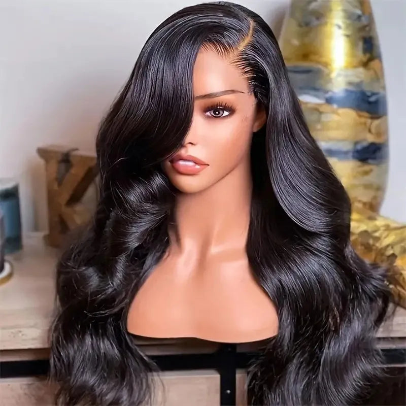 Split Big Wave Curly Wig - High-Temperature Fiber, Side Bangs