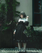 Harajuku Lolita Long Sleeve Dress - Sweet Cotton Style