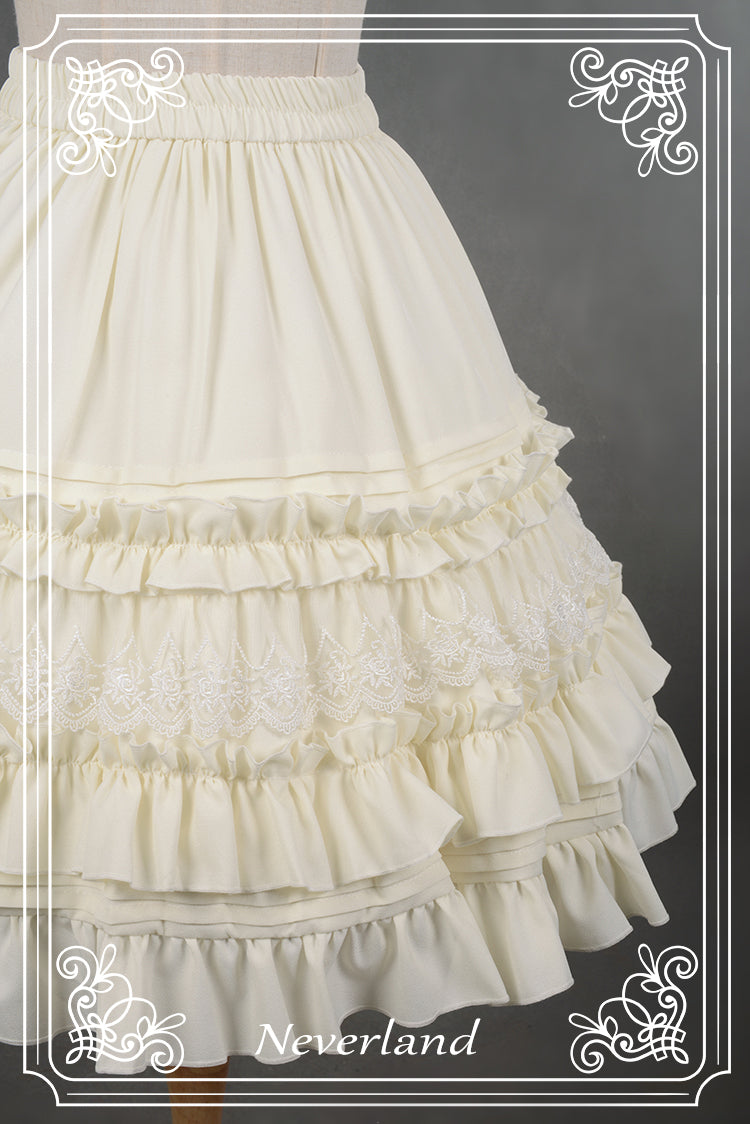 Japanese Lolita Cake Dress - Ballet-Inspired Party Wear