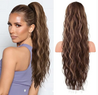 Drawstring Ponytail Wig - Soft Cascading Waves & Volume