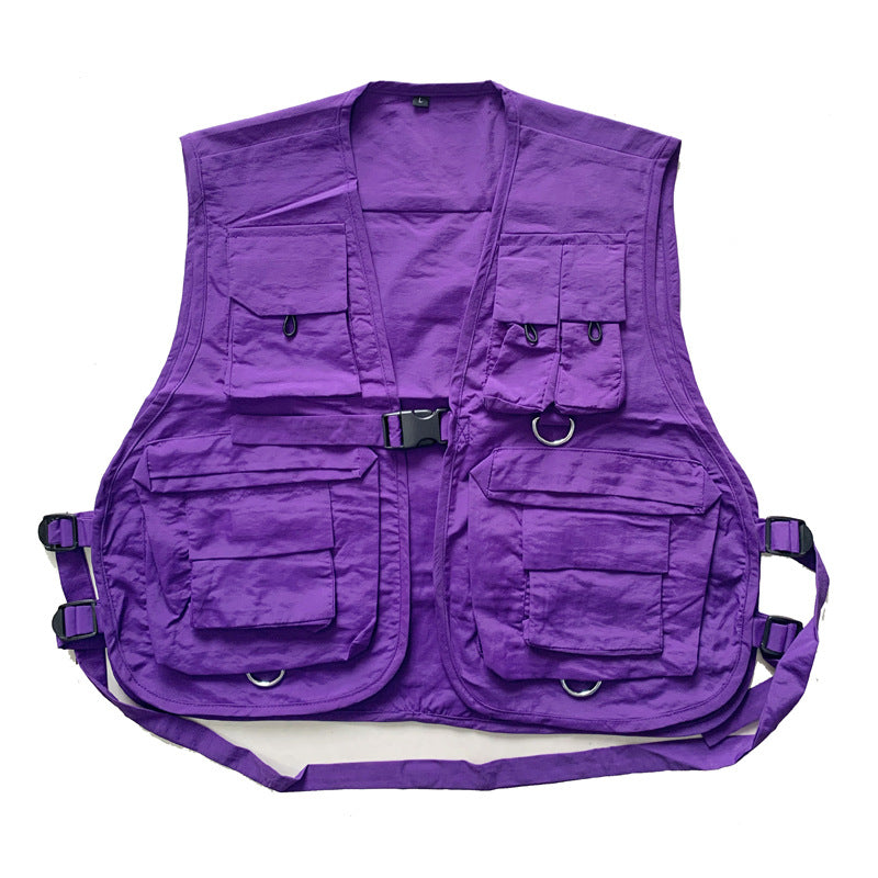 Japanese Style Tactical Vest with Multiple Pockets