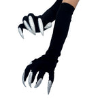 Long Gloves With Claws - Cosplay Performance Costume Prop