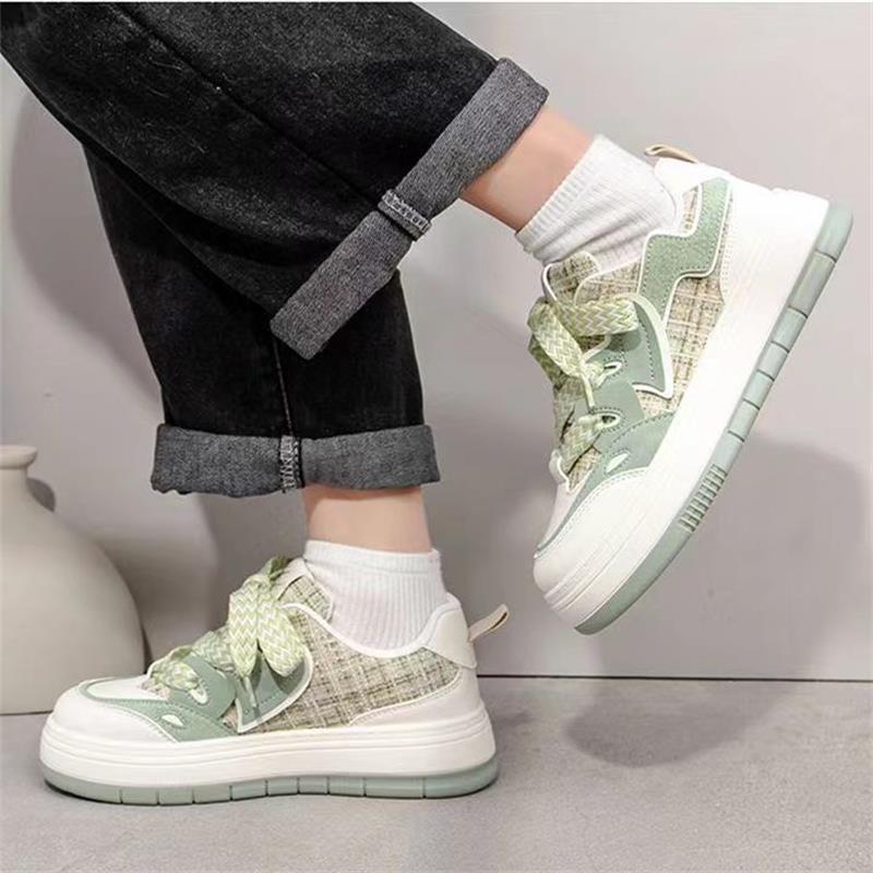 Lolita Heart Sneakers - Harajuku Round-Toe Casual Shoes