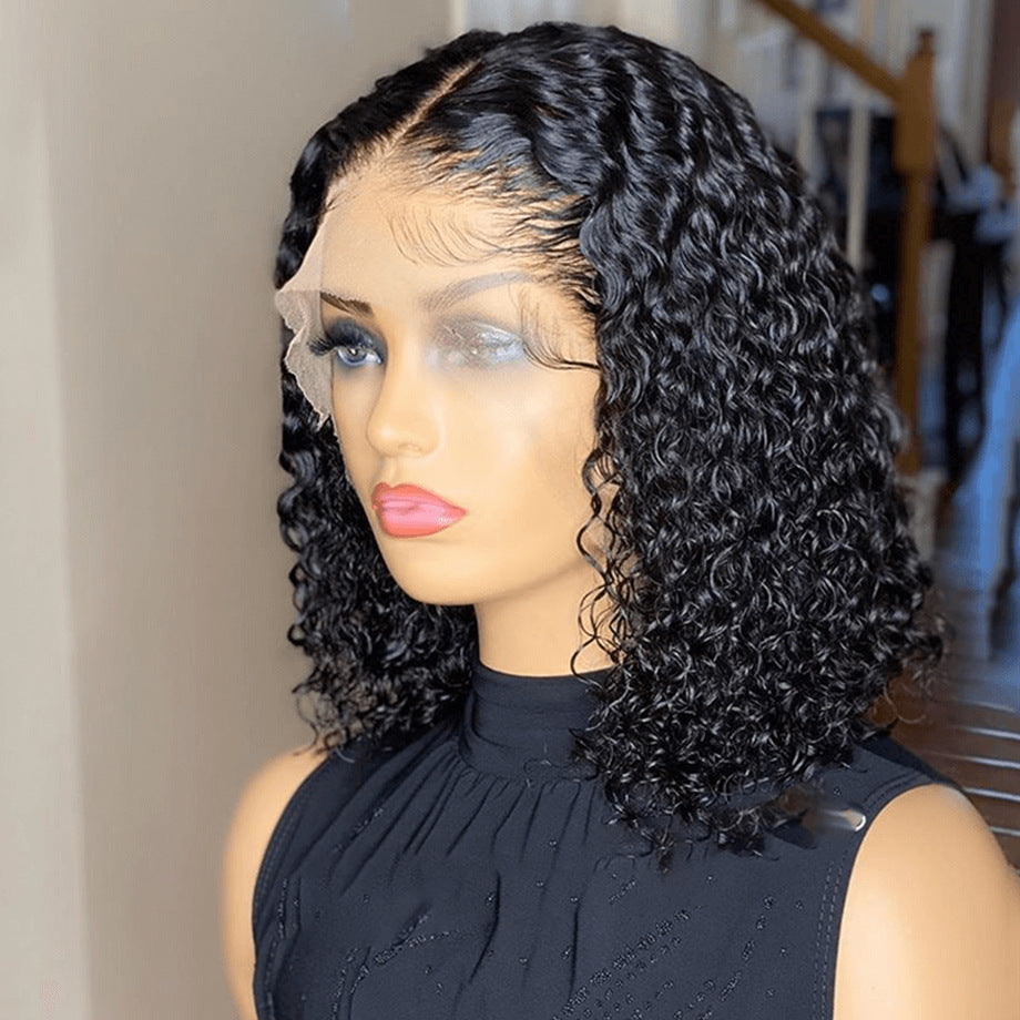 Short Curly Afro Wig - Natural Bouncy High-Temp Fiber