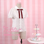 Japanese Lolita Lace Under Shirt - Maid Costume Inner Layer