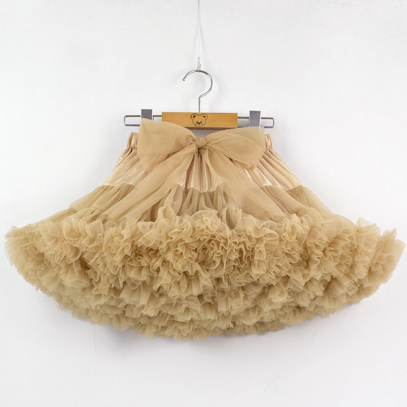 Girls Princess Tutu Skirt - Polyester Dress-Up & Party Wear