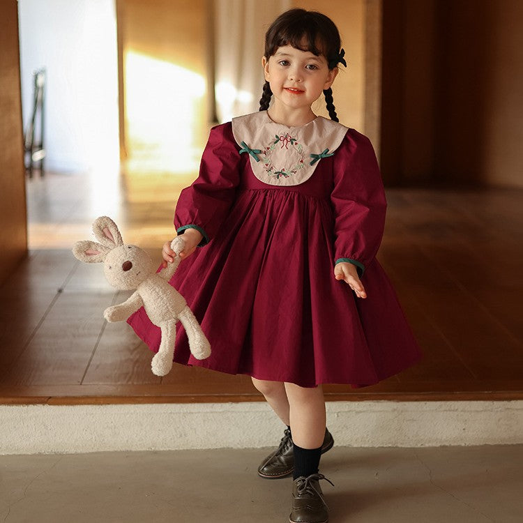 Girls Lolita Tulle Tutu Dress - Soft Breathable Cotton