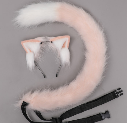 Cat Ear Headband & Tail Set - Japanese Cosplay Accessories