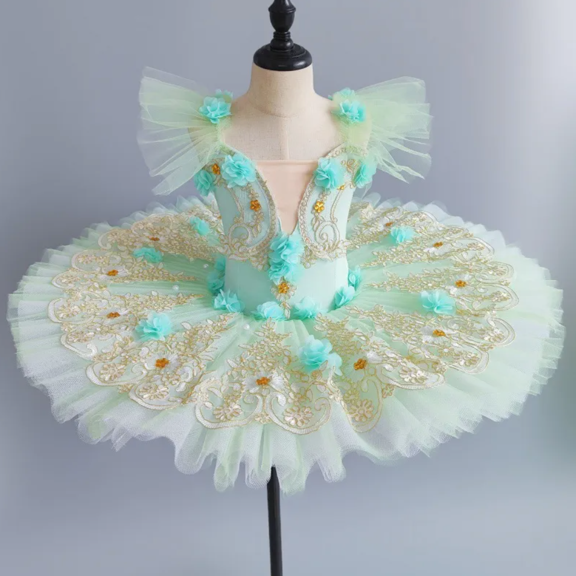 Girls Tulle Ballet Tutu Dress - Lightweight Recital Wear