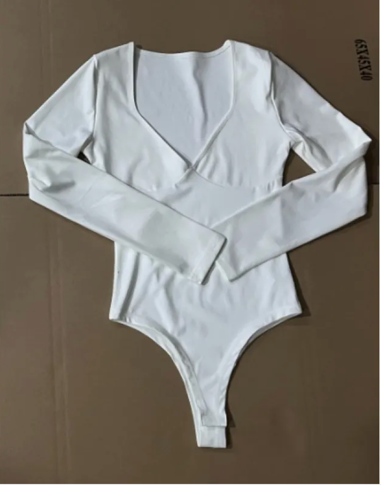 Women's Simple T-Back Corset - Flattering Nylon Design