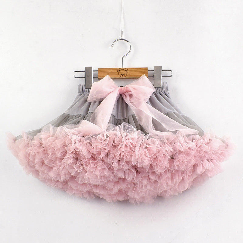 Girls Princess Tutu Skirt - Polyester Dress-Up & Party Wear