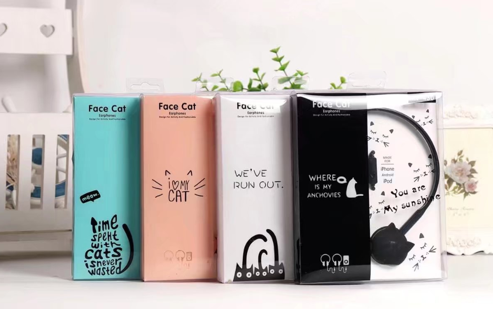 Stylish Cat Ear Headphones - Creative Statement Design