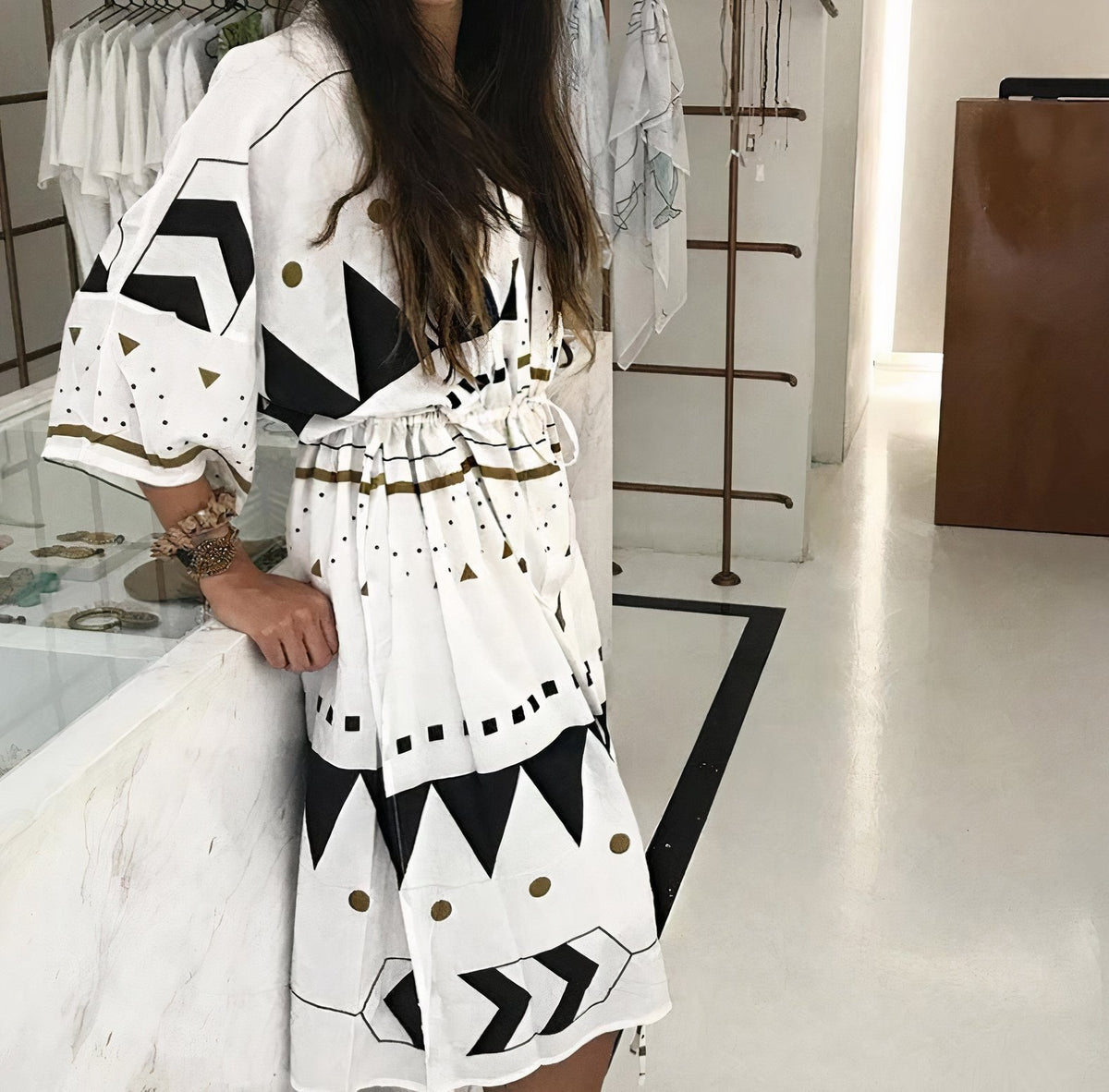 Leopard Print Chiffon Kimono - Loose Open Beach Cover-Up