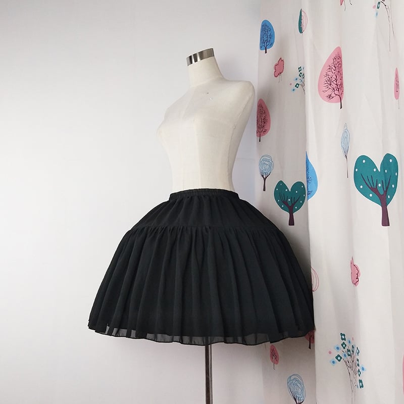 Lolita Fishbone Petticoat Skirt - Short Cosplay Underskirt