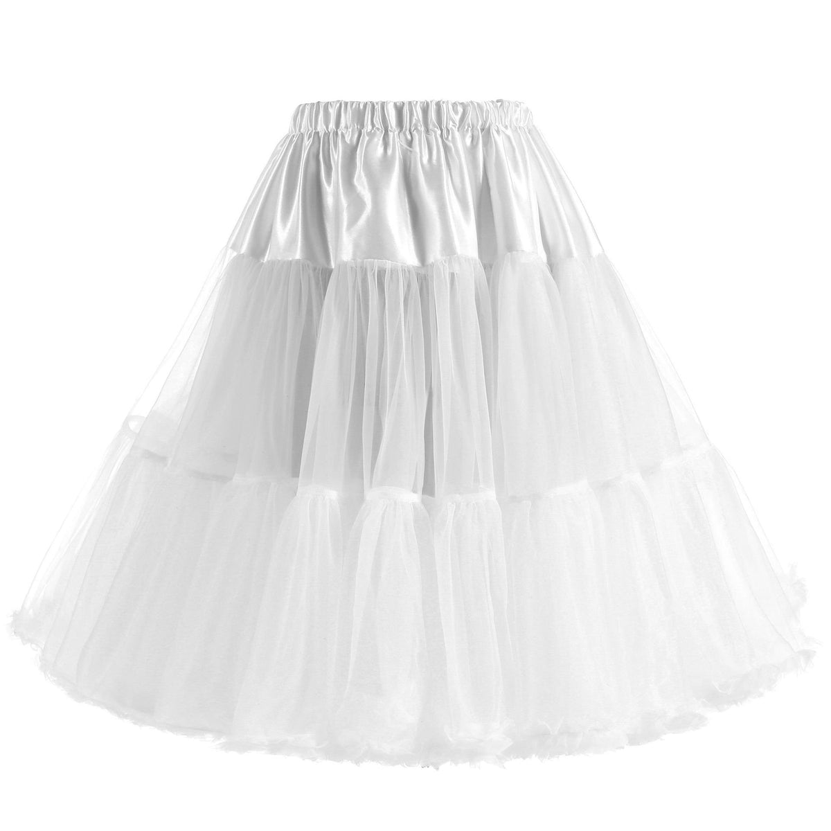 Hexagonal Mesh Tutu Petticoat - Lengthened Puff Underskirt