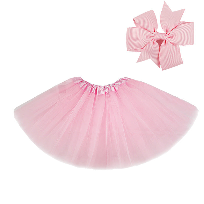 Children's Mesh Tutu Skirt - A-Line Polyester Party Wear