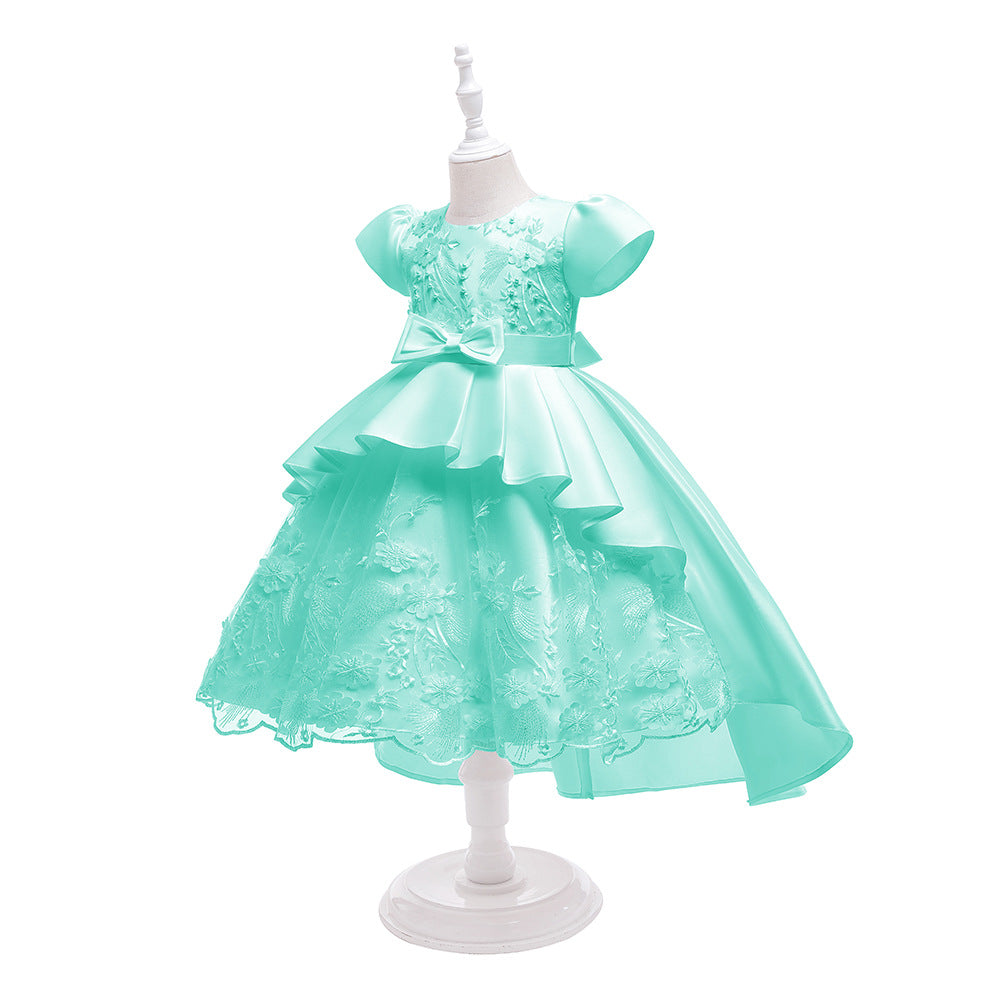 Girls' Tulle Tutu Skirt - Trailing Net Gauze, Polyester