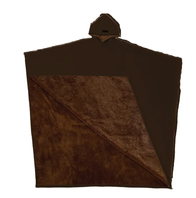Plus Size Hoodie Robe Cloak - Oversized Cozy Lounge Wear