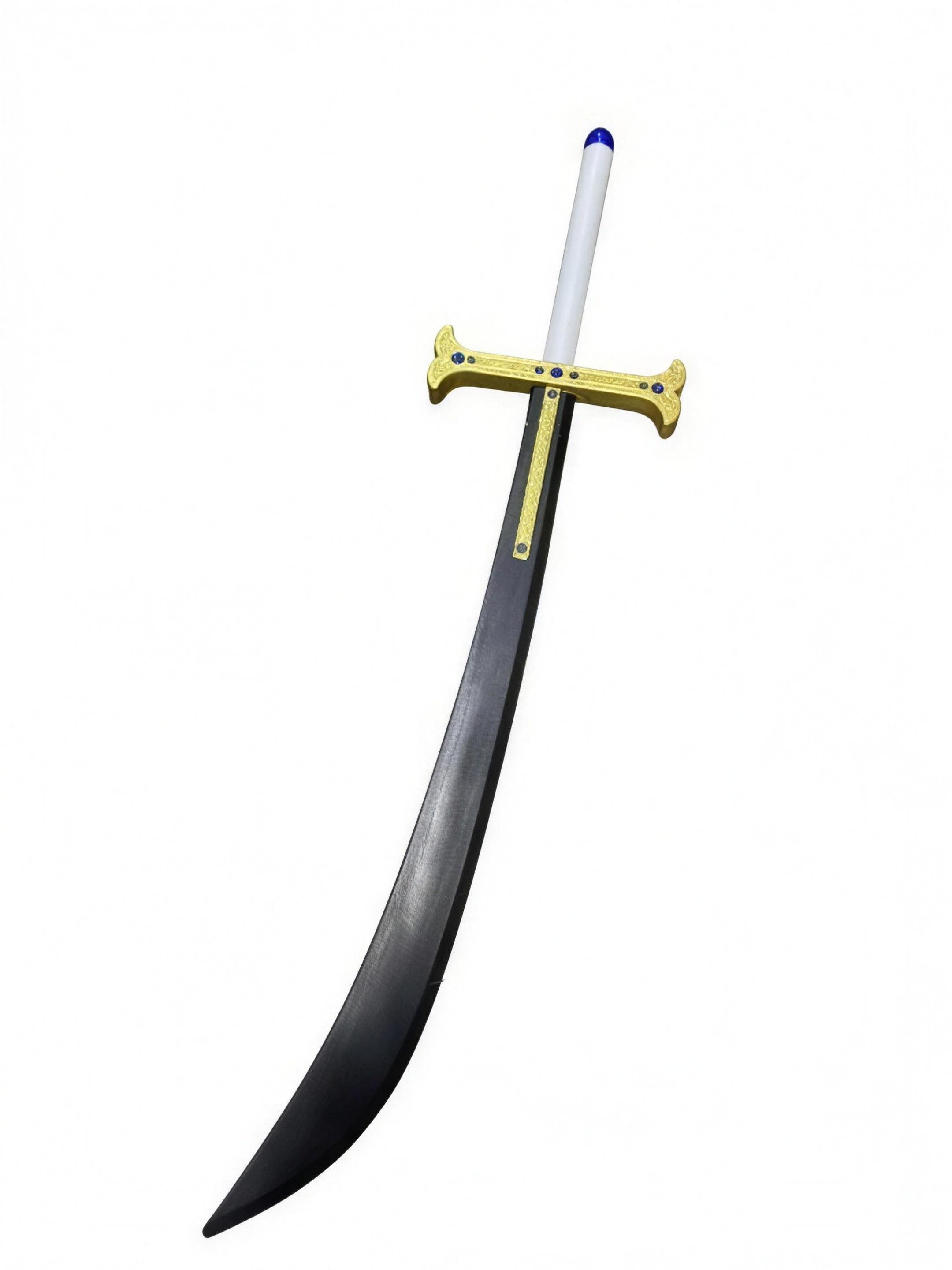 47” Foam Japanese Anime Eagle Eye Pirate Cross Sword Blade Weapon Cosplay Costume Replica - front view