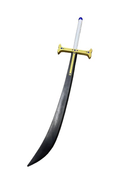 47” Foam Japanese Anime Eagle Eye Pirate Cross Sword Blade Weapon Cosplay Costume Replica - detail view