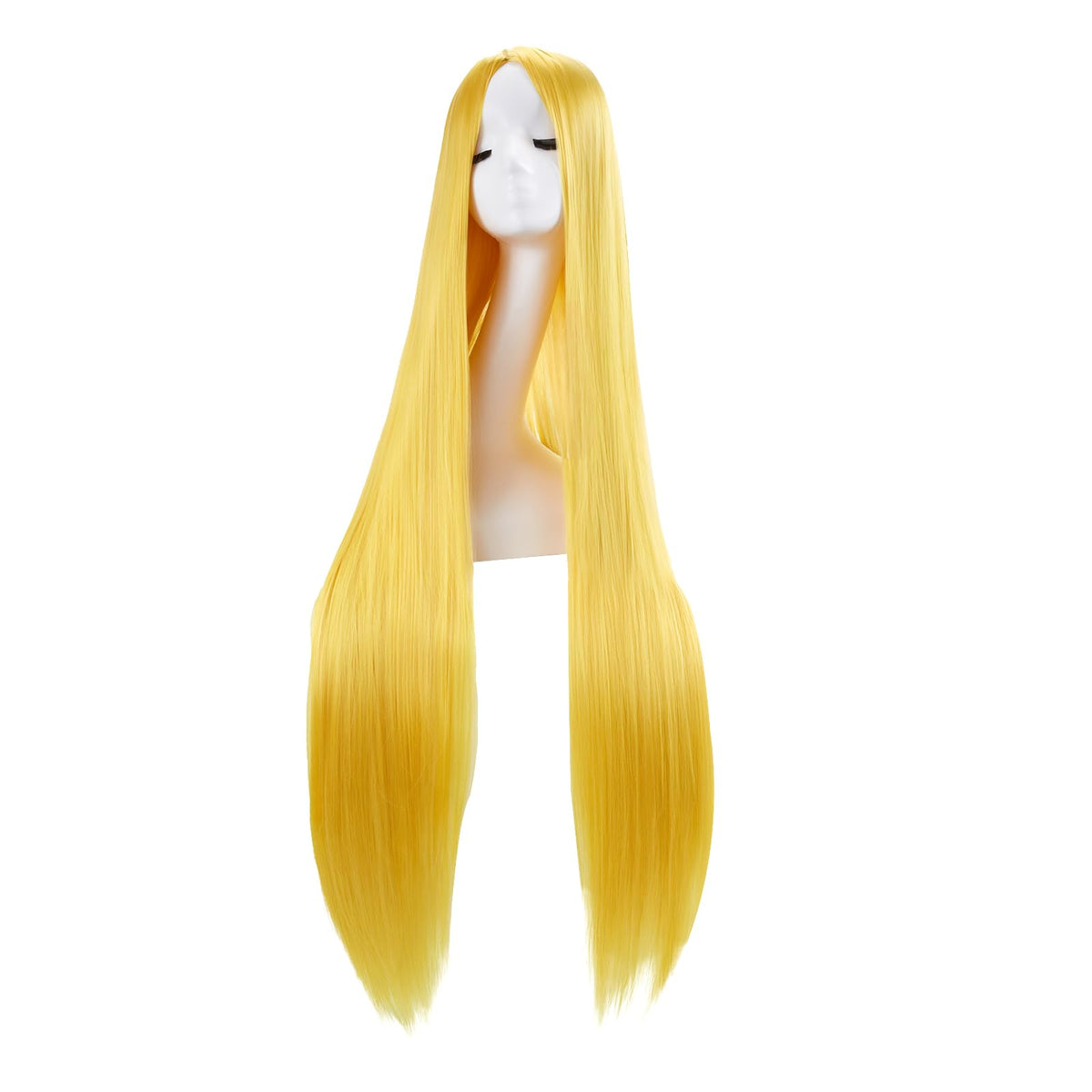 Long Straight Synthetic Cosplay Wig - 40 Inch Heat Resistant