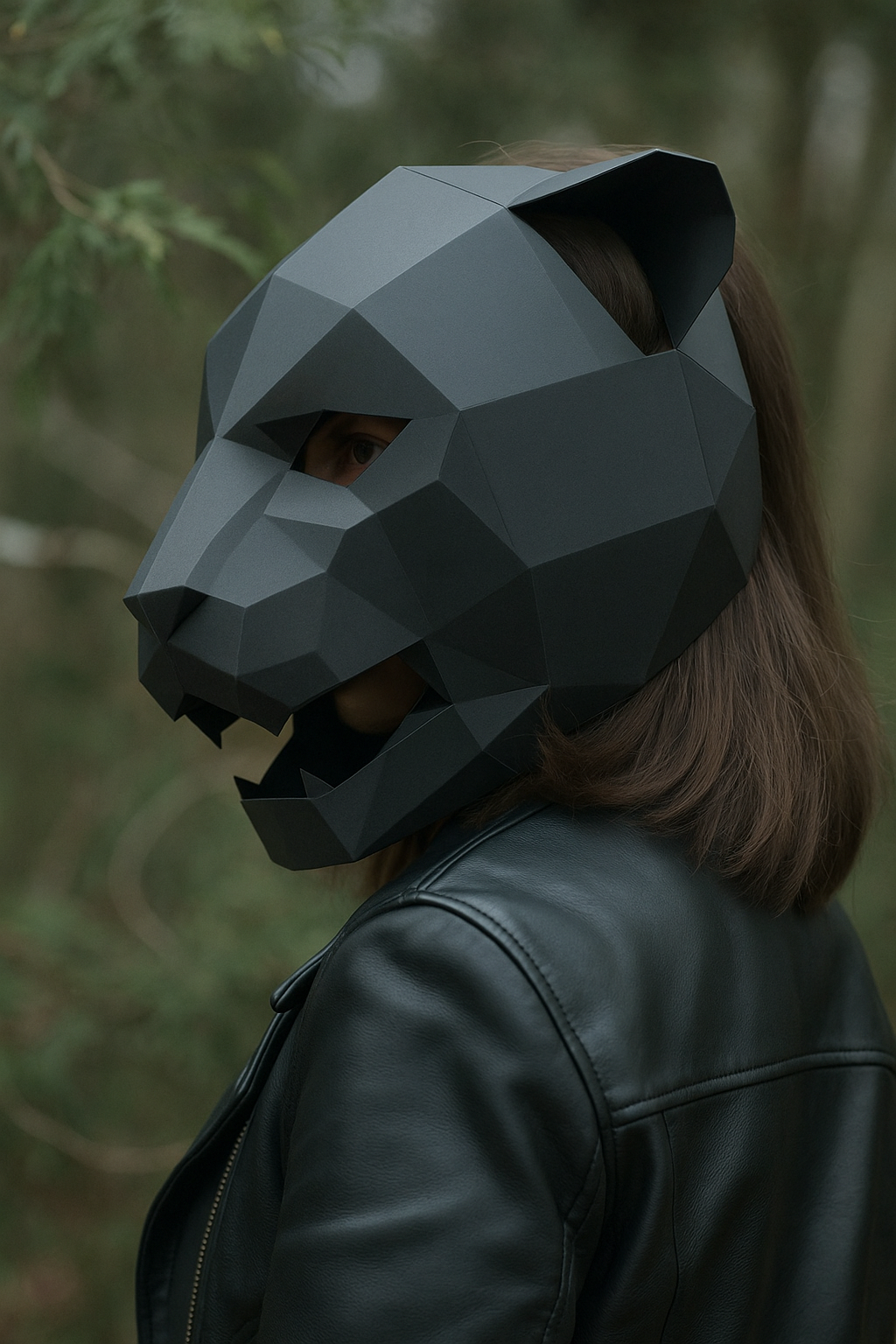 DIY Animal Party Mask - Pearl Paper Costume Accessory