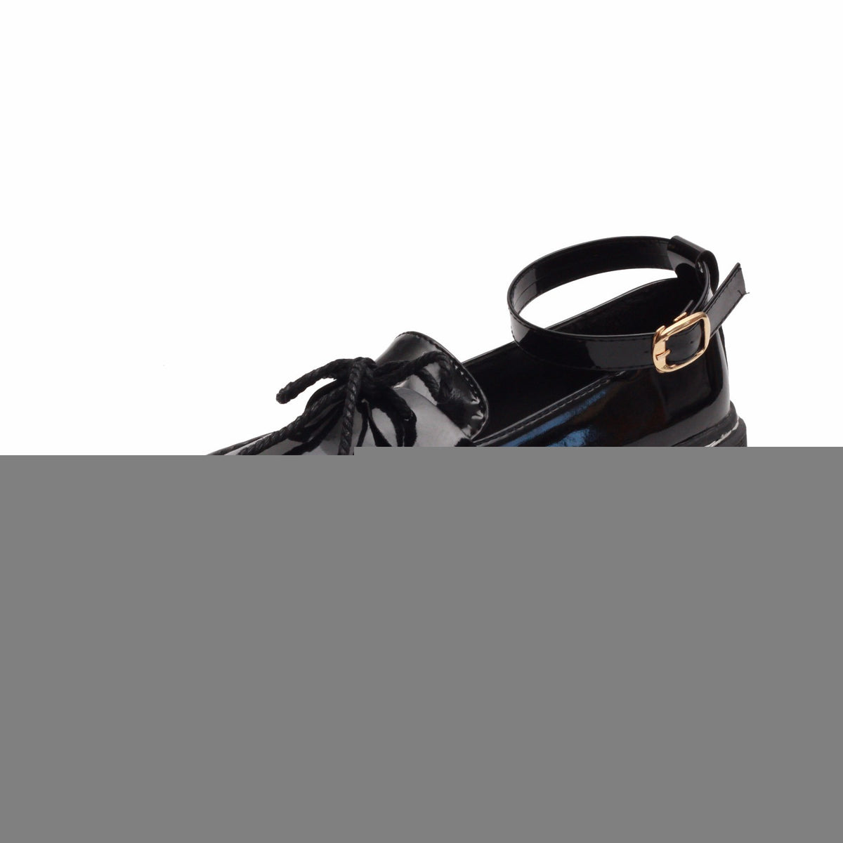 Lolita Bow Platform Shoes - Harajuku Round Toe Thick Sole