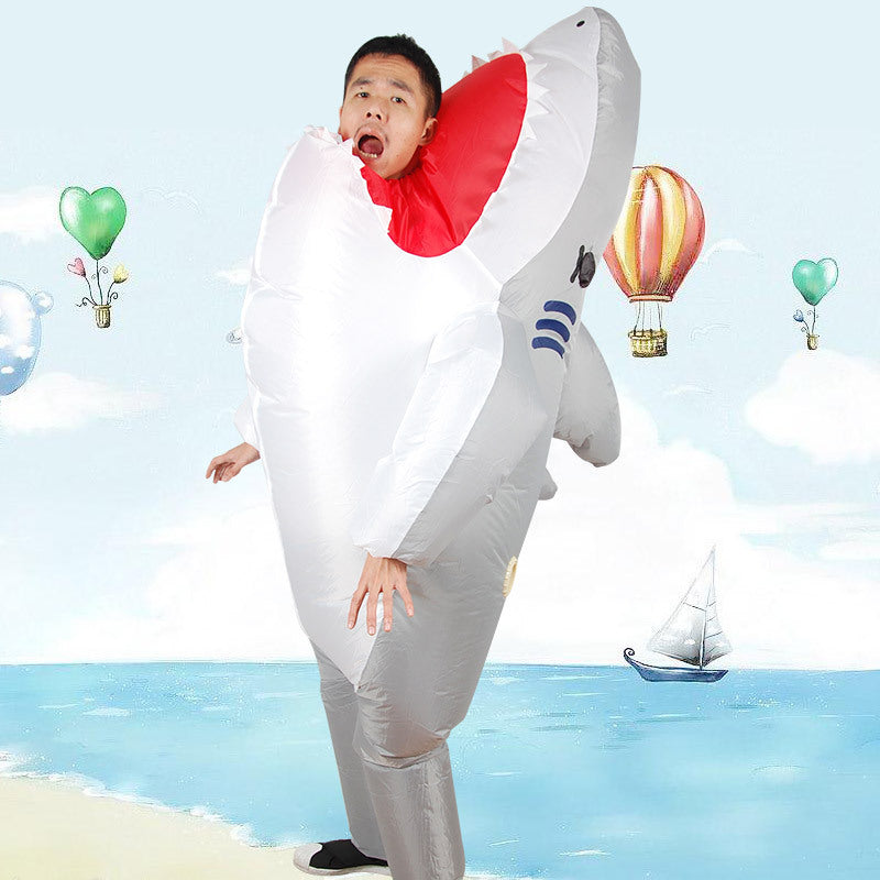 Inflatable Shark Costume for Adults - Lightweight Party Prop