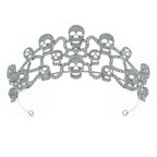 Skull Rhinestone Crown - Gothic Punk Tiara Headband
