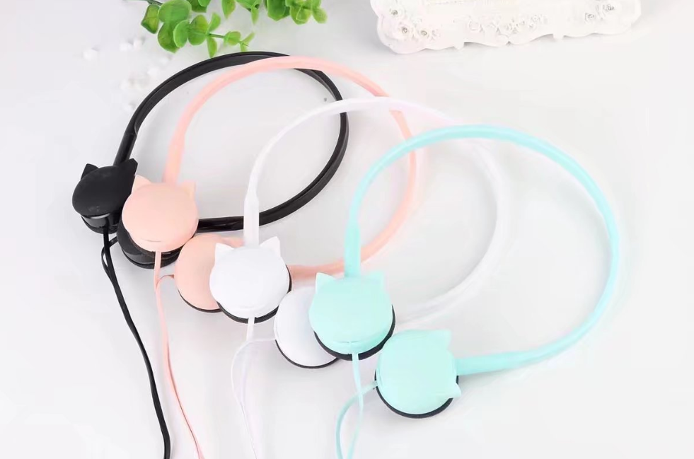 Stylish Cat Ear Headphones - Creative Statement Design