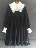 Harajuku Lolita Long Sleeve Dress - Sweet Cotton Style