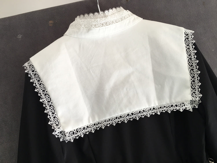 Harajuku Lolita Long Sleeve Dress - Sweet Cotton Style