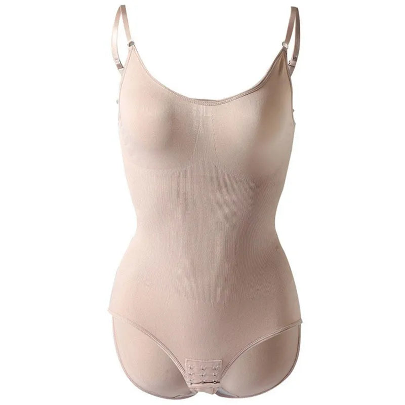 Sculpting Corset Bodysuit - Breathable Nylon-Spandex Blend