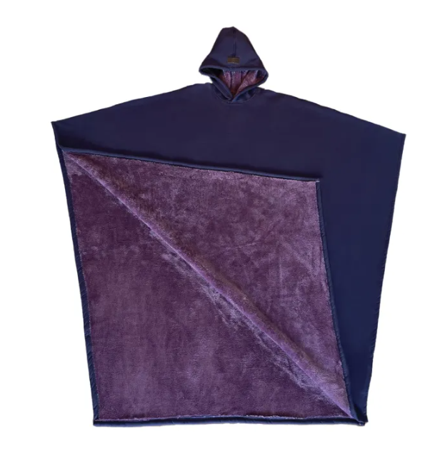 Plus Size Hoodie Robe Cloak - Oversized Cozy Lounge Wear