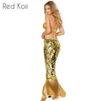 Mermaid Long Dress Costume - Halloween Cosplay & Themed Party